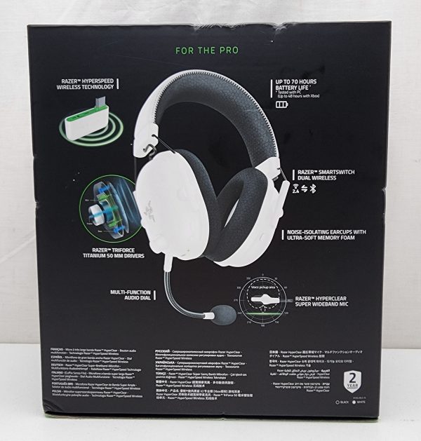 Razer Blackshark V2 Pro Gaming Headset - White - In Box - IP339871 - Image 3