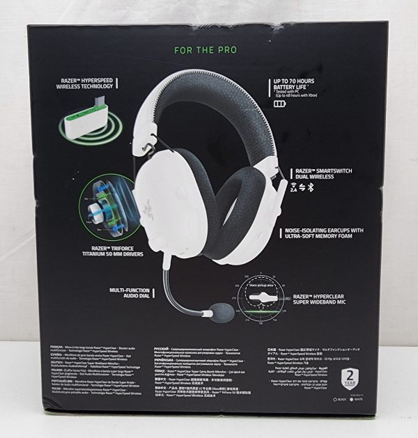 Razer Blackshark V2 Pro Gaming Headset - White - In Box - IP339871 - Image 7