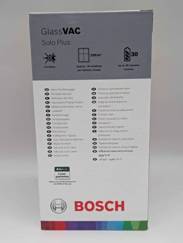 Sealed Bosch GlassVAC Solo Plus Window & Glass Cleaner Vacuum - BP338356-11 - Image 5