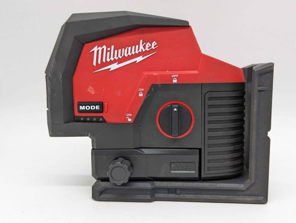 Milwaukee 12V Cross Line + 2 Plumb Laser Level Skin-Only (M12CPL) - BP341542 - Image 2