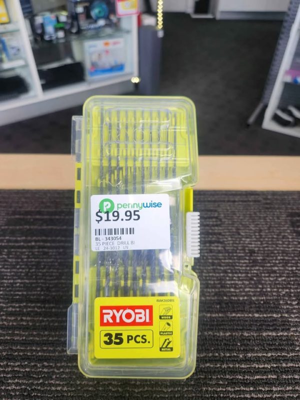 Ryobi 35 Piece Drill Bit Set - BL343054 - Image 2