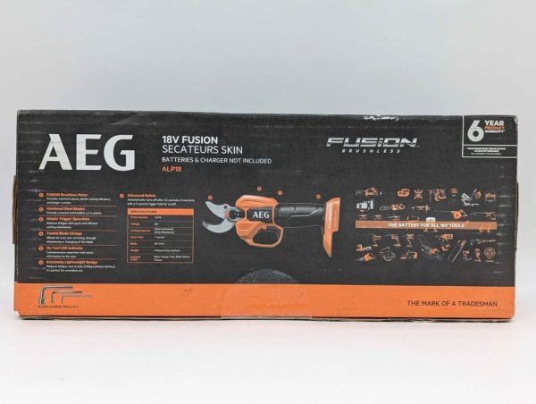 Sealed AEG 18V Fusion Secateurs Skin-Only (ALP18) - BP347268 - Image 4