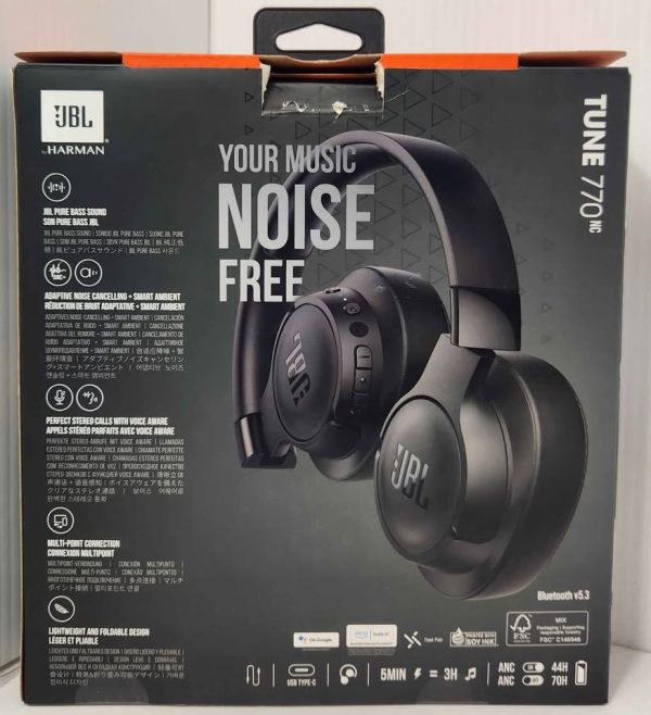 JBL Tune 770NC Wireless Noise Cancelling Over-Ear Headphones #GN339971 - Image 10