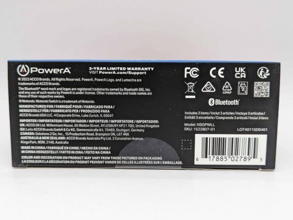 Sealed PowerA Nintendo Switch Lumectra Enhanced Wireless Controller - BP341320 - Image 6