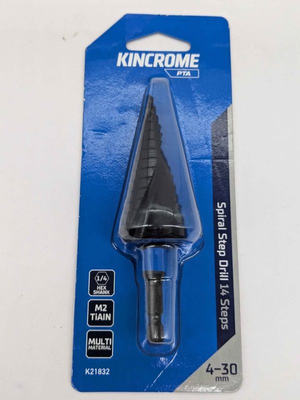 Sealed Kinchrome PTA 4-30mm 1/4 Spiral Step Drill Bit - BP346039 - Image 2