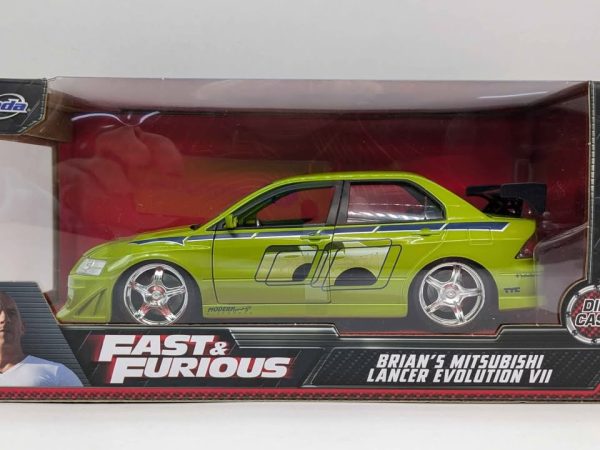 Jada Fast & Furious Brian's Mitsubishi Lancer Evolution VII Collectable Model Car - BP345979 - Image 2