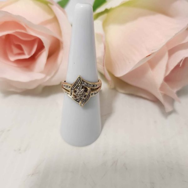 LADIES 9CT GOLD RING #GN344760