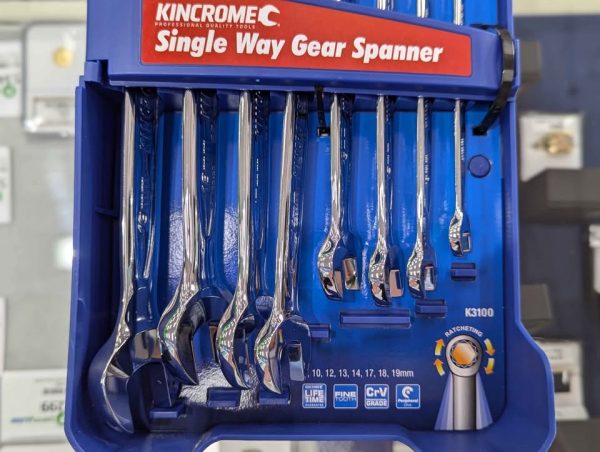 Kinchrome 8 Pce Metric Gear Spanner Set - BP343001 - Image 3