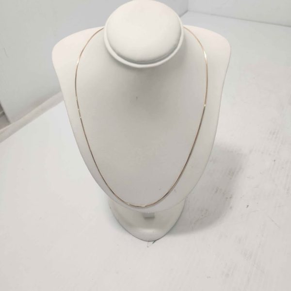 9CT GOLD HERRINBONE NECKLACE #GN335888