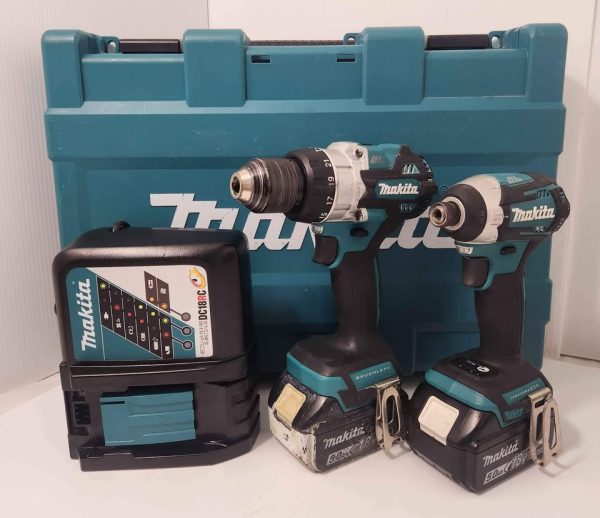 Makita 18v Brushless Drill Kit W/ Batteries & Charger #GN332156 - Image 14