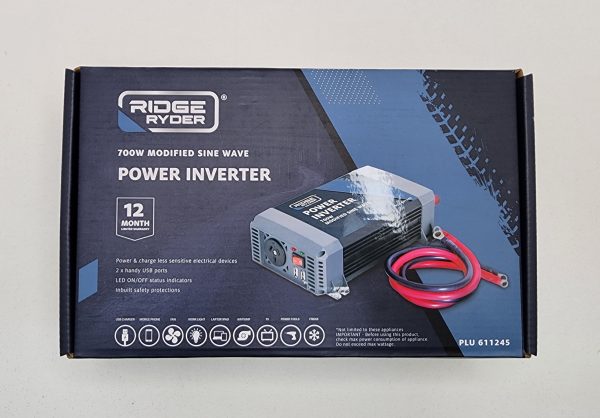 Ridge Ryder Modified Sine Wave Power Inverter 700W - IP347646