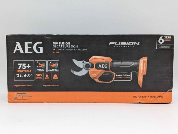 Sealed AEG 18V Fusion Secateurs Skin-Only (ALP18) - BP347268 - Image 2