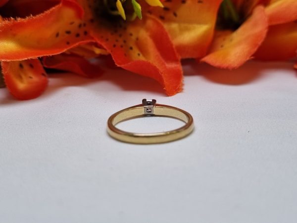 18ct Yellow Gold Solitaire Ring TW335286 - Image 4