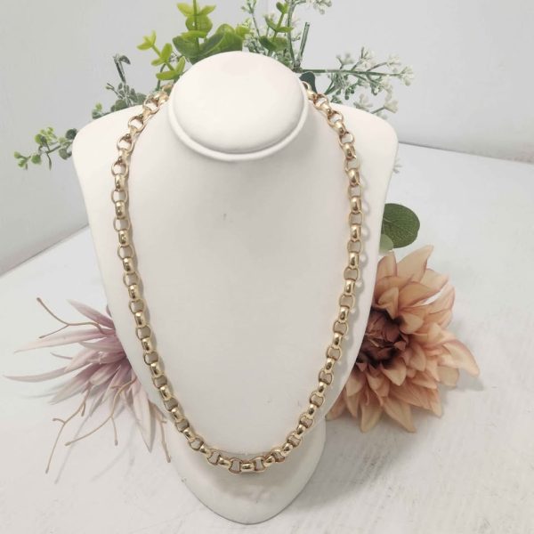 LADIES 9CT YELLOW GOLD NECKLACE #GN347505 - Image 5