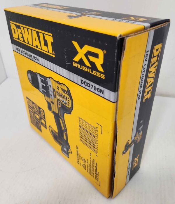 DeWalt DCD796N 18V XR Li-ion Brushless Compact Combi Hammer Drill - Skin Only #GN349958 - Image 13