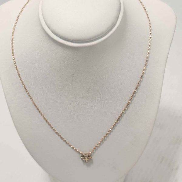 LADIES 9CT  GOLD NECKLACE #GN342358 - Image 6