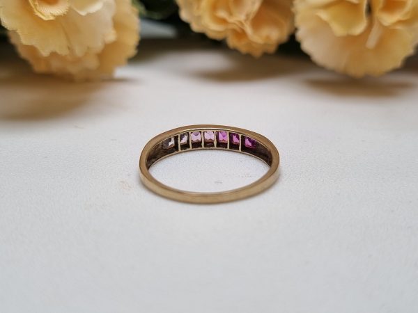 9ct Yellow Gold Pink Gradient Ring TW343978 - Image 3