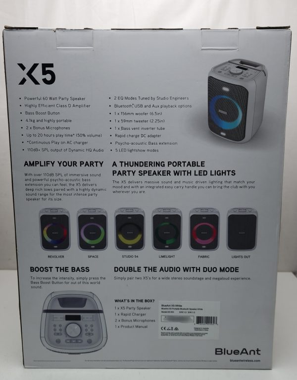 BlueAnt Portable Bluetooth Party Speaker - IP335510 - Image 2