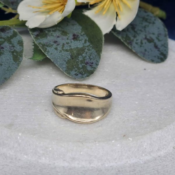 LADIES 9CT YELLOW GOLD RING #GN316002 - Image 8