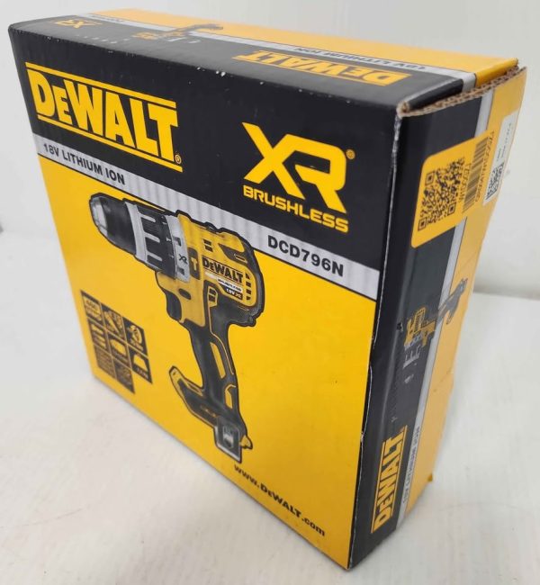 DeWalt DCD796N 18V XR Li-ion Brushless Compact Combi Hammer Drill - Skin Only #GN349958 - Image 11