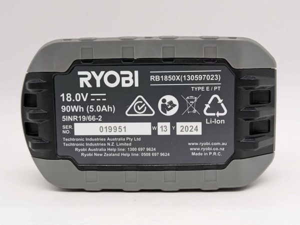 Ryobi 18V ONE+ 5.0Ah Battery - BP346045 - Image 4