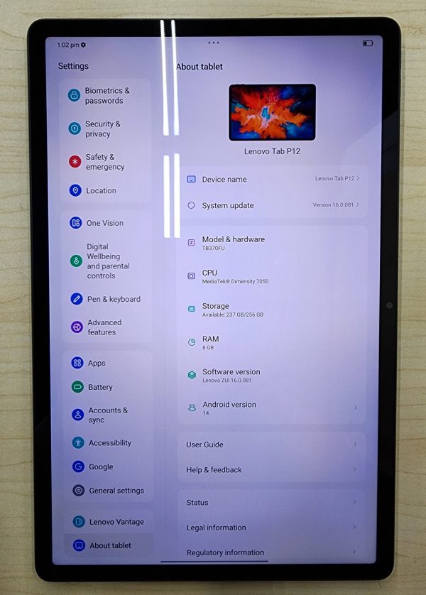 Lenovo Tab P12 With Tab Pen Plus - IP347310 - Image 9