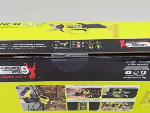 Sealed Ryobi 18V ONE+ Pruning Secateurs Skin-Only (R18XSEC20) - BP346225 - Image 5