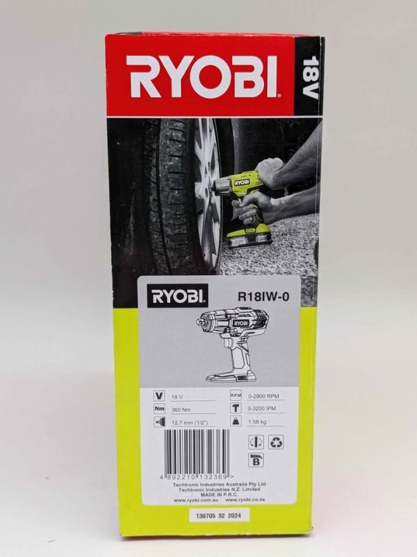 Sealed Ryobi 18V ONE+ 3-Speed Impact Wrench Skin-Only (R18IW) - BP345876 - Image 4