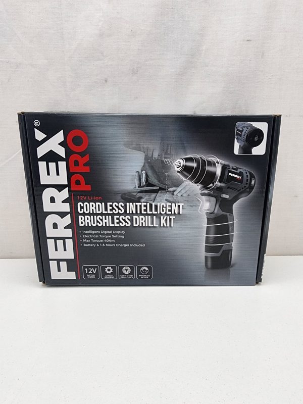 Ferrex Pro Cordless Brushless Drill Kit 716679 - IP339044 - Image 4