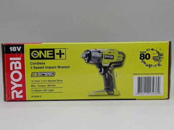 Sealed Ryobi 18V ONE+ 3-Speed Impact Wrench Skin-Only (R18IW) - BP345876 - Image 6