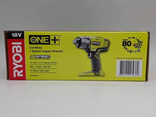 Sealed Ryobi 18V ONE+ 3-Speed Impact Wrench Skin-Only (R18IW) - BP345876 - Image 5