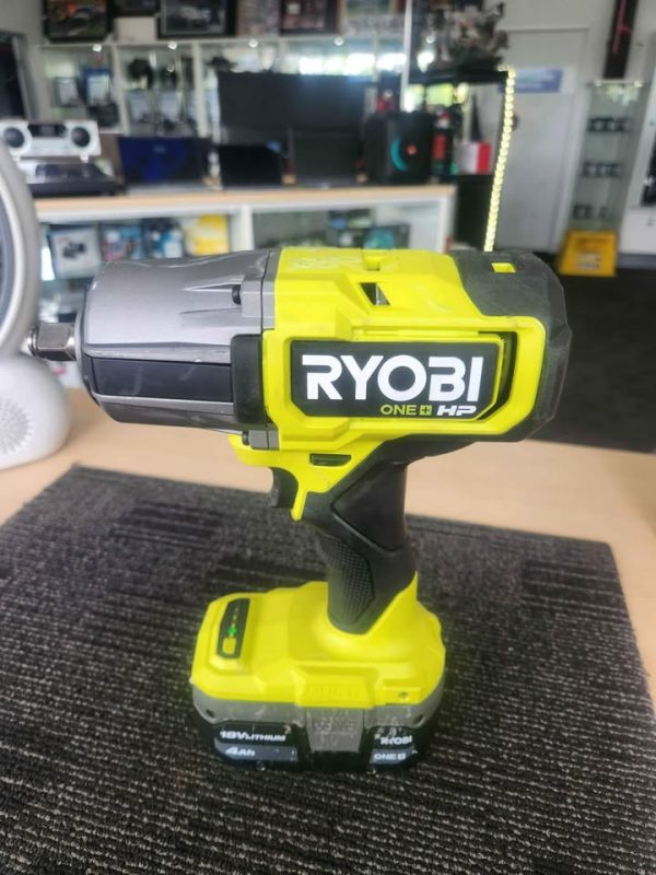 RYOBI IMPACT WRENCH RIWH18X S/N:001300512023 GREEN 1/2 INCH - BL337385 - Image 6