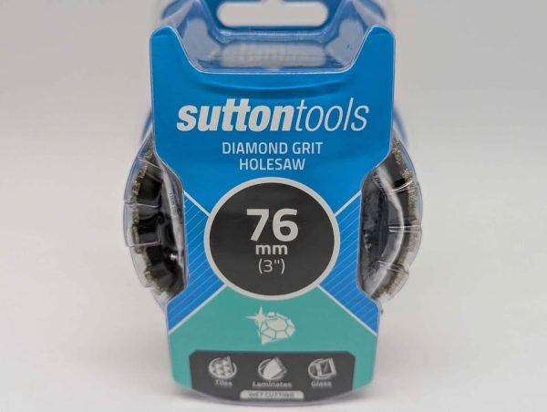 Sealed Suttontools Diamond Grit 76mm Hole Saw Attachment - BP350505 - Image 5