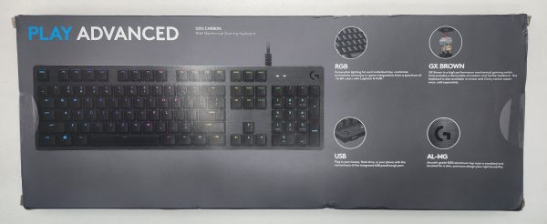 Logitech G512 CARBON Mechanical Keyboard (GX Brown Switch) - IP348883 - Image 2