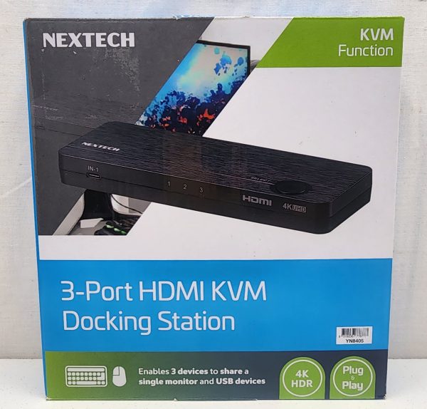 Nextech 3-Port HDMI KVM Docking Station - IP322090 - Image 4