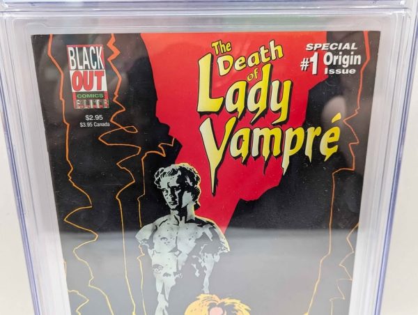 CGC Graded The Death of Lady Vampré Issue #1 Comic Book (8.5 White Pages) - BP348946 - Image 3