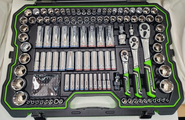 ToolPRO-X Tool Kit 1/4" 3/8" & 1/2" Drive Metric/SAE 228 Piece - IP352020 - Image 5