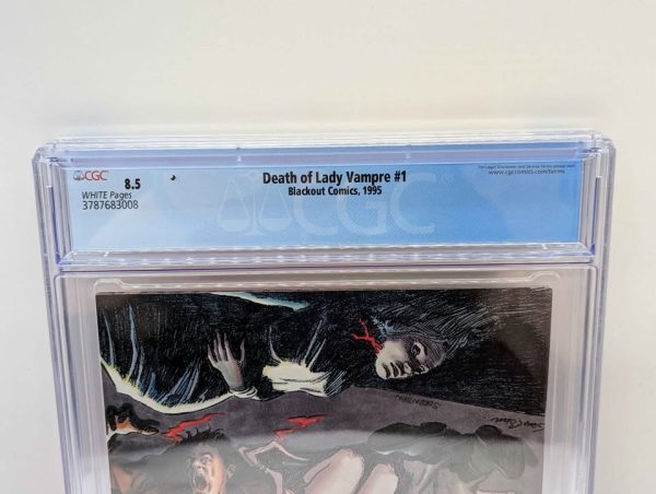 CGC Graded The Death of Lady Vampré Issue #1 Comic Book (8.5 White Pages) - BP348946 - Image 5