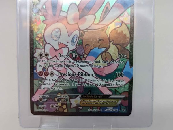 Pokemon Sylveon EX Full Art Holo Card (RC32/RC32) - BP347733-3 - Image 3