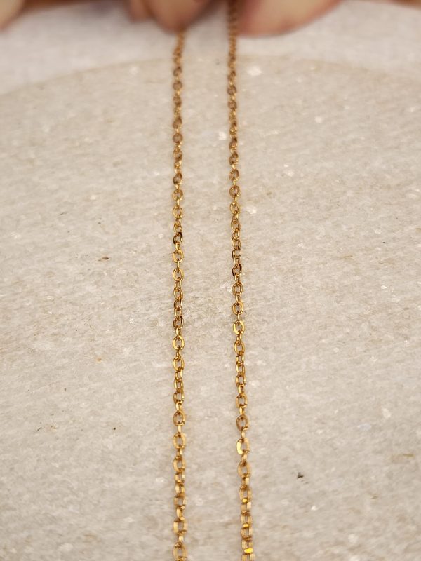 9CT Yellow Gold Necklace & Pendant - IP335582 - Image 7