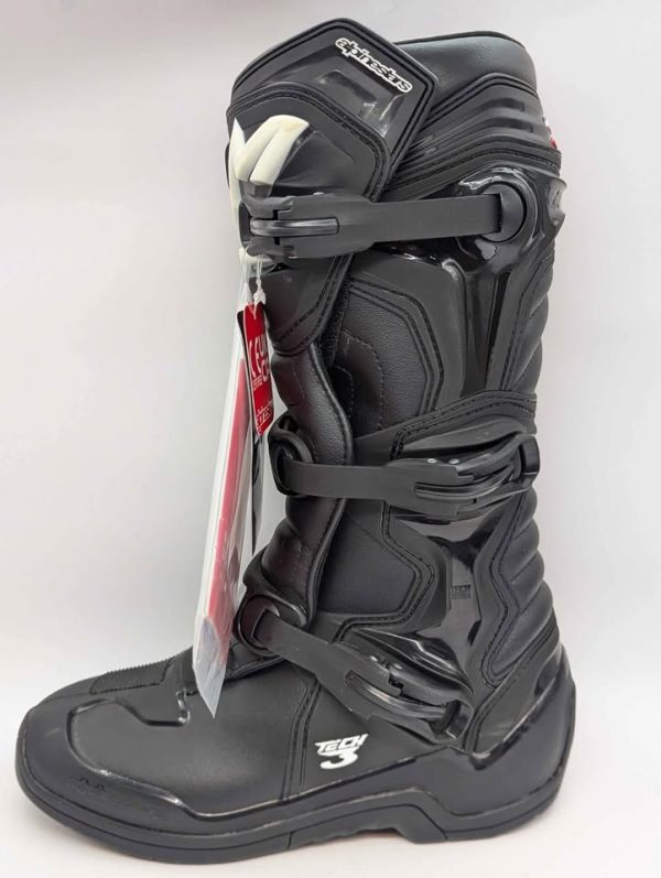 AlpineStars Tech 3 Black Motorbike Boots (Size US9) - BP349317 - Image 5