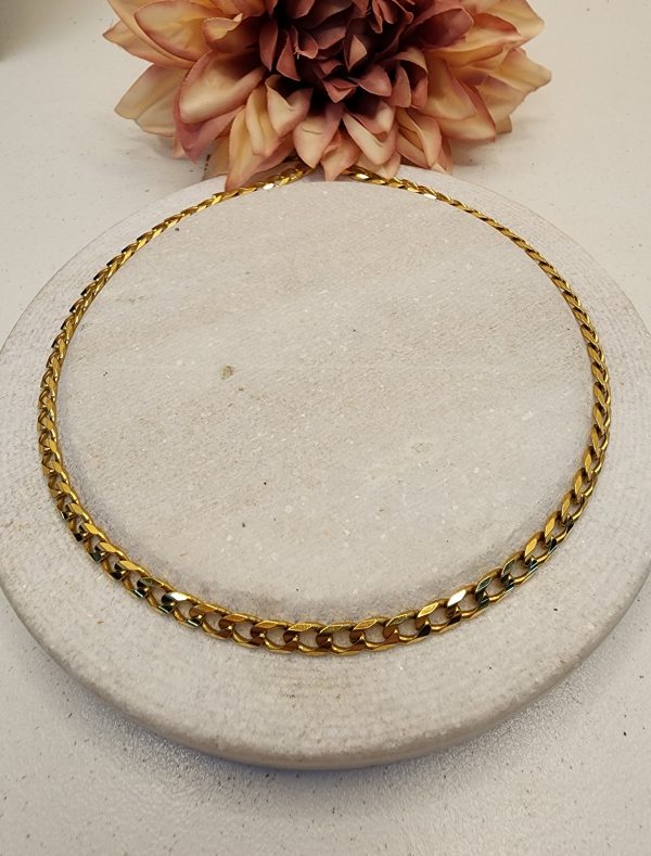 60CM 9CT Yellow Gold Curb Chain - IP340347 - Image 5