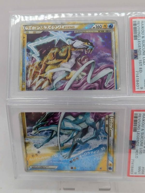 PSA Graded Pokemon 2010 Raikou & Suicune Reviving Legends Cards x 2 (Mint 9) - BP338678 - Image 8