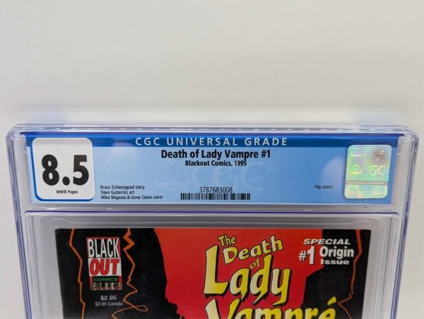 CGC Graded The Death of Lady Vampré Issue #1 Comic Book (8.5 White Pages) - BP348946 - Image 2