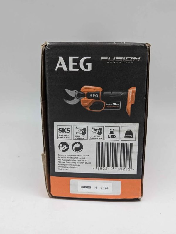 Sealed AEG 18V Fusion Secateurs Skin-Only (ALP18) - BP353927 - Image 3