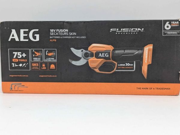 Sealed AEG 18V Fusion Secateurs Skin-Only (ALP18) - BP353927 - Image 2