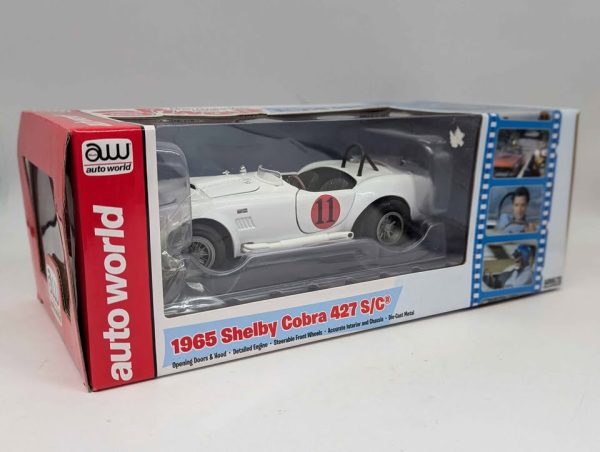 Auto World 1:18 1965 Shelby Cobra 427 S/C Collectable Model Car - BP347636