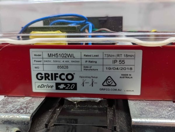 Grifco E-Drive 240V 2.0 High Cycle Operator for Roller Shutters (MH5102WL) - BP337899 - Image 5