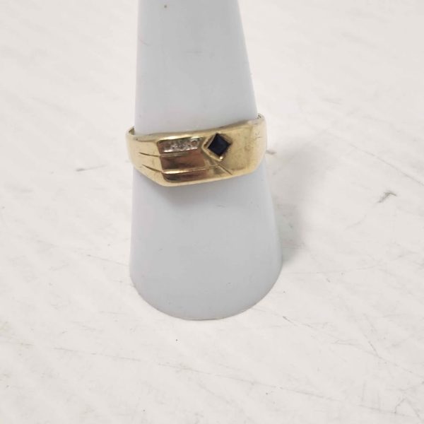 MENS 9CT YELLOW GOLD RING #GN359298