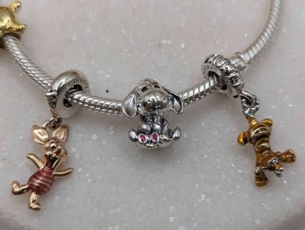 925CT Pandora 4-Charm Disney Winnie The Pooh Charm Bracelet With Family Heart Clasp - BP307606 - Image 5